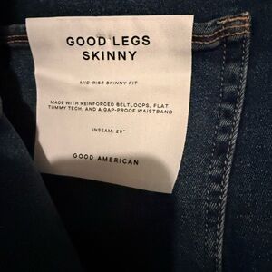 Good American womens good legs skinny  jeans size 18 midrise